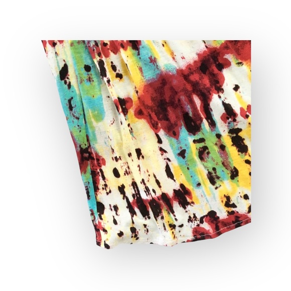 new T-Bags [MISA] ❁ Print Halter Faux Wrap Mini Cocktail Dress ❁ Multi Color ❁ - Picture 7 of 16